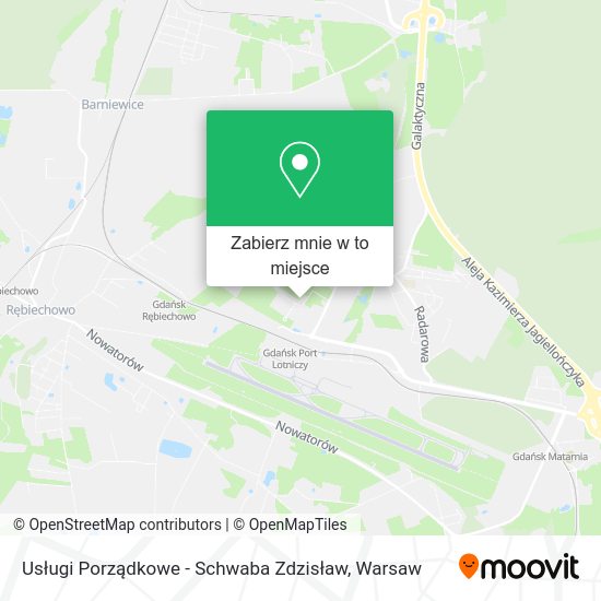 Mapa Usługi Porządkowe - Schwaba Zdzisław