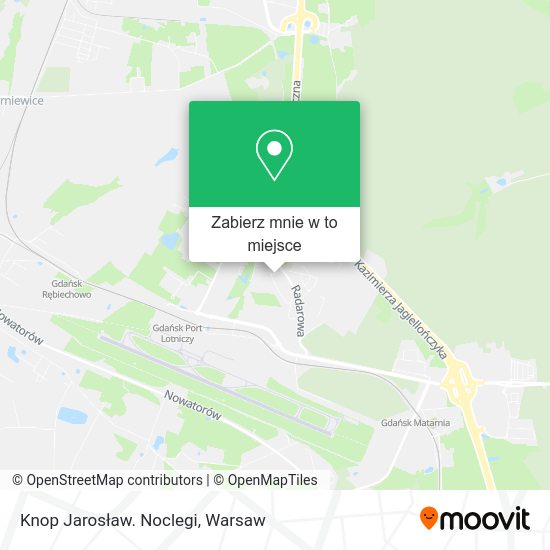 Mapa Knop Jarosław. Noclegi