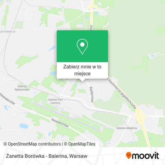 Mapa Żanetta Borówka - Balerina