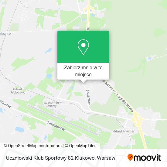 Mapa Uczniowski Klub Sportowy 82 Klukowo