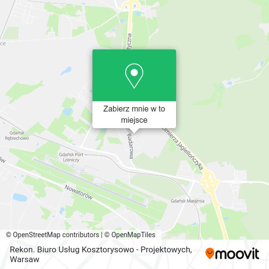 Mapa Rekon. Biuro Usług Kosztorysowo - Projektowych