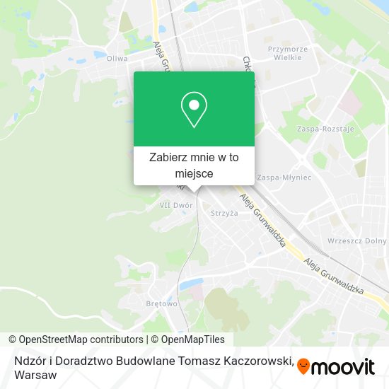 Mapa Ndzór i Doradztwo Budowlane Tomasz Kaczorowski