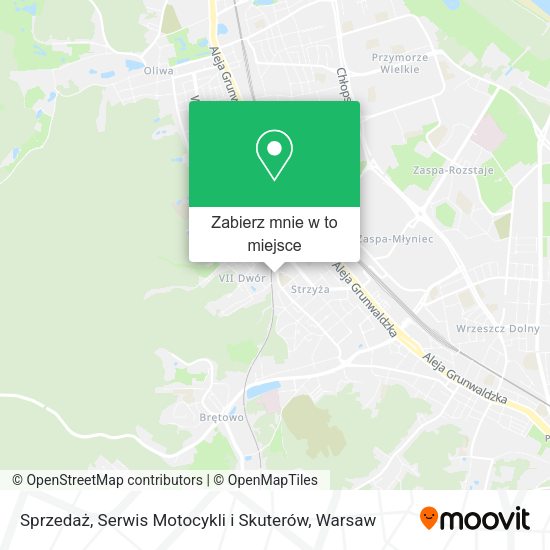 Mapa Sprzedaż, Serwis Motocykli i Skuterów