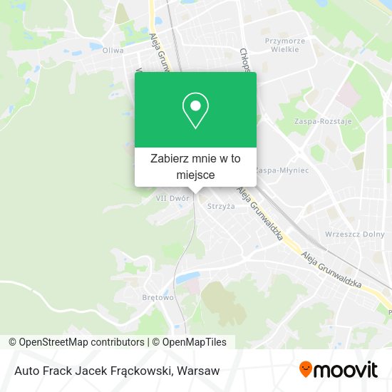 Mapa Auto Frack Jacek Frąckowski