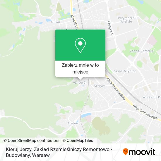 Mapa Kieruj Jerzy. Zakład Rzemieślniczy Remontowo - Budowlany