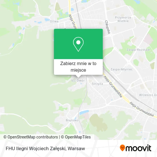 Mapa FHU Ilegni Wojciech Załęski