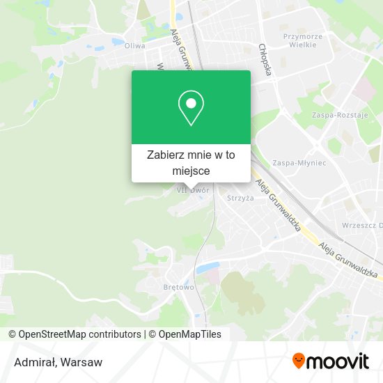 Mapa Admirał