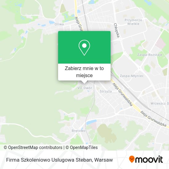 Mapa Firma Szkoleniowo Uslugowa Steban