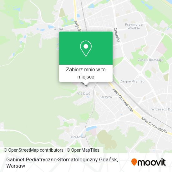 Mapa Gabinet Pediatryczno-Stomatologiczny Gdańsk