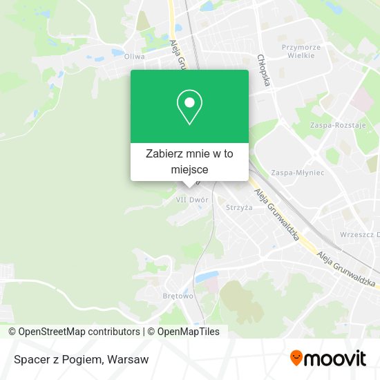 Mapa Spacer z Pogiem