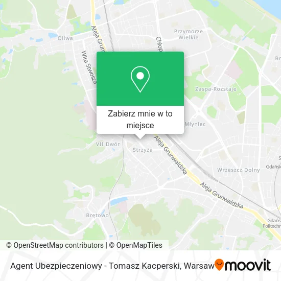 Mapa Agent Ubezpieczeniowy - Tomasz Kacperski