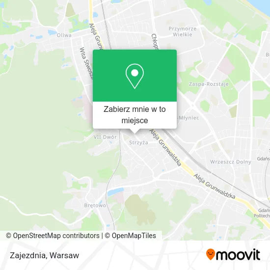 Mapa Zajezdnia
