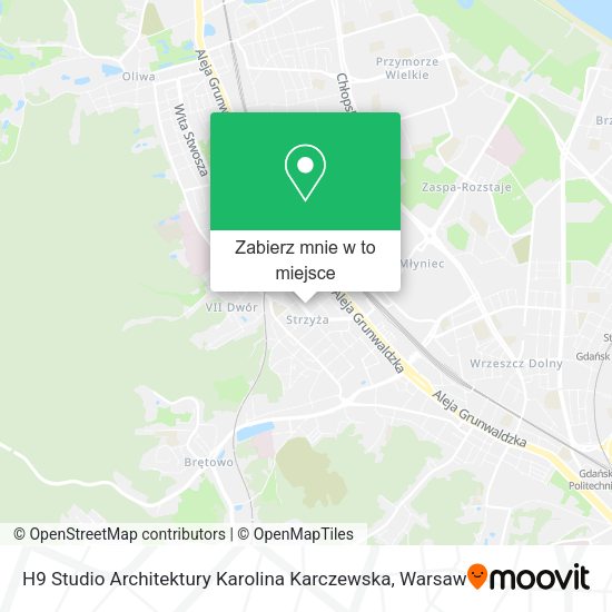 Mapa H9 Studio Architektury Karolina Karczewska