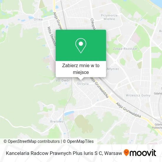 Mapa Kancelaria Radcow Prawnych Plus Iuris S C