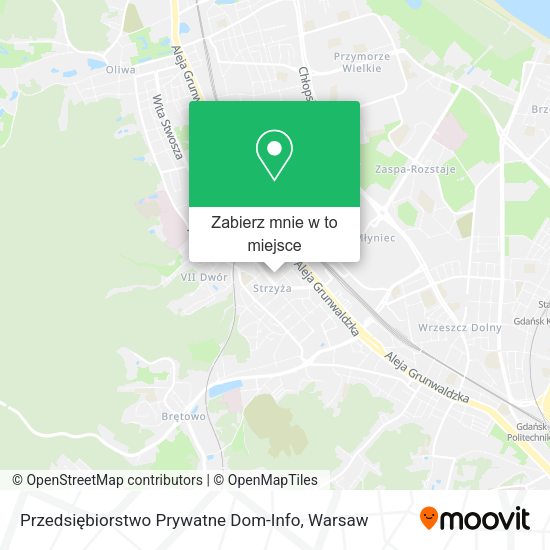 Mapa Przedsiębiorstwo Prywatne Dom-Info