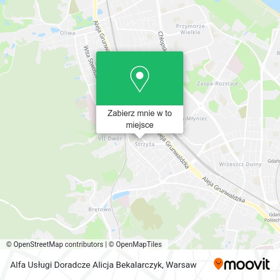 Mapa Alfa Usługi Doradcze Alicja Bekalarczyk