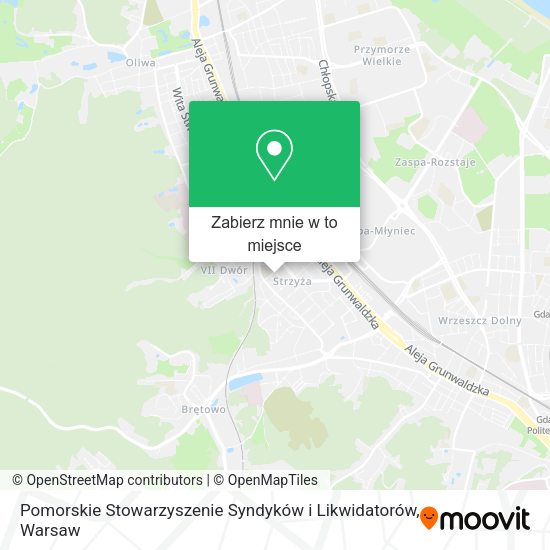 Mapa Pomorskie Stowarzyszenie Syndyków i Likwidatorów