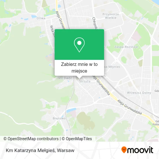 Mapa Km Katarzyna Mełgieś