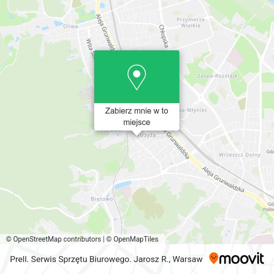 Mapa Prell. Serwis Sprzętu Biurowego. Jarosz R.