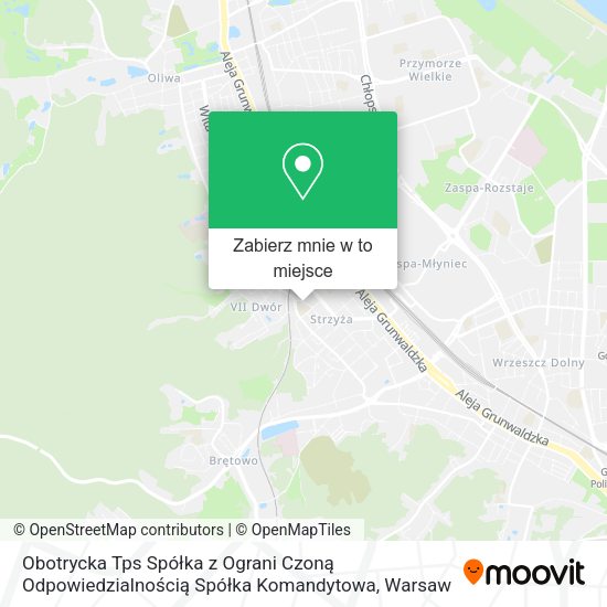 Mapa Obotrycka Tps Spółka z Ograni Czoną Odpowiedzialnością Spółka Komandytowa