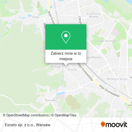 Mapa Excelo sp. z o.o.