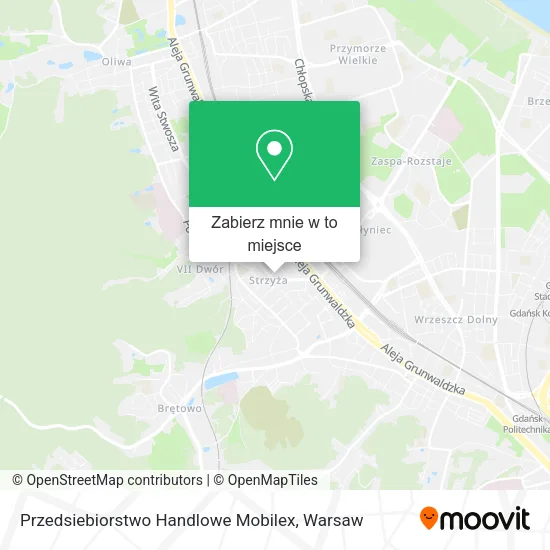 Mapa Przedsiebiorstwo Handlowe Mobilex