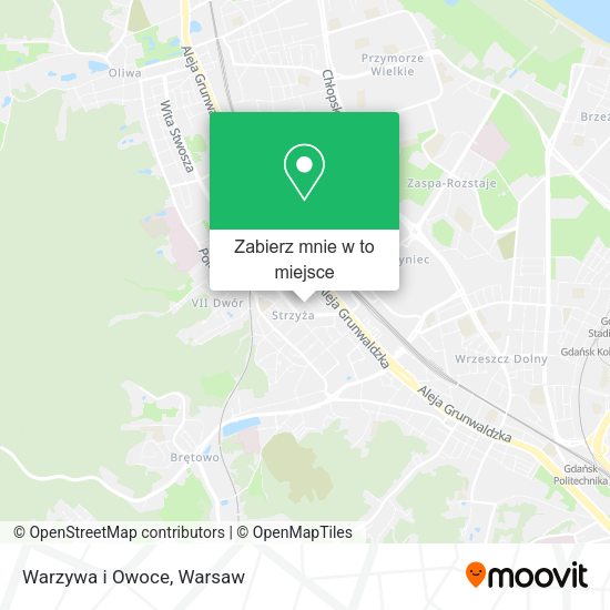 Mapa Warzywa i Owoce