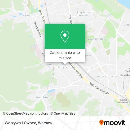 Mapa Warzywa i Owoce