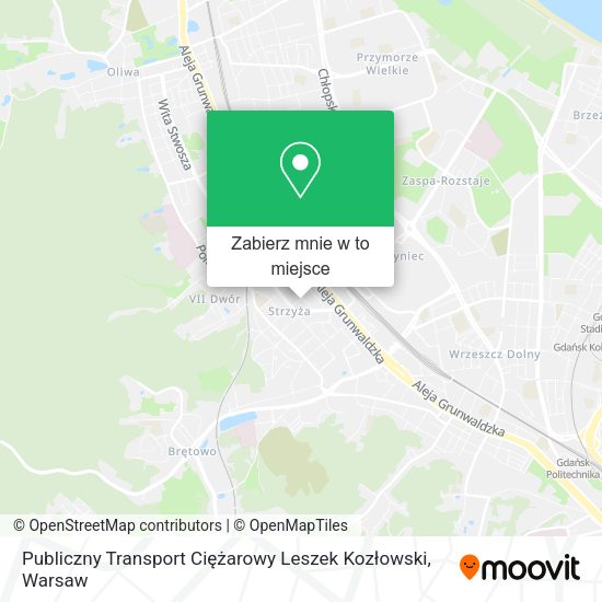 Mapa Publiczny Transport Ciężarowy Leszek Kozłowski