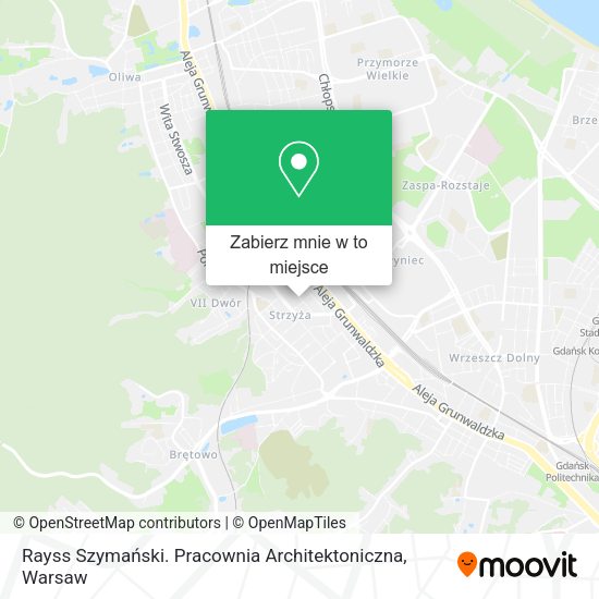 Mapa Rayss Szymański. Pracownia Architektoniczna