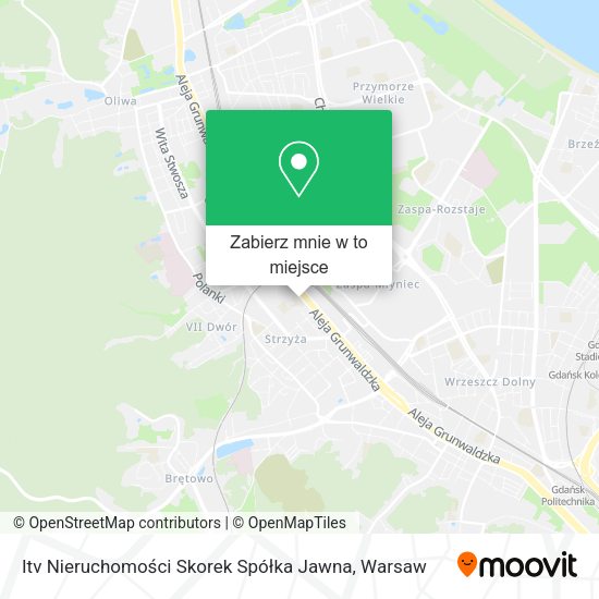 Mapa Itv Nieruchomości Skorek Spółka Jawna