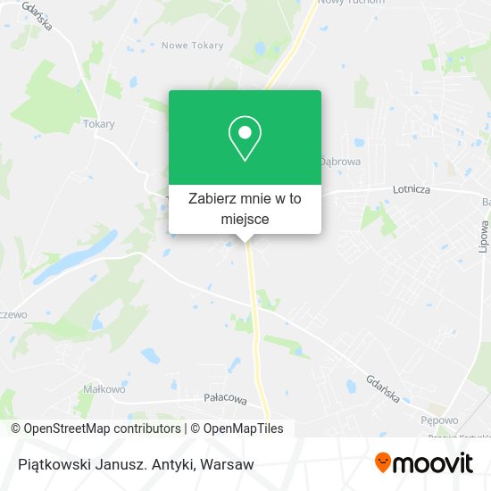 Mapa Piątkowski Janusz. Antyki