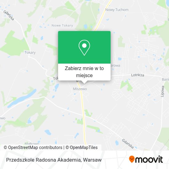 Mapa Przedszkole Radosna Akademia