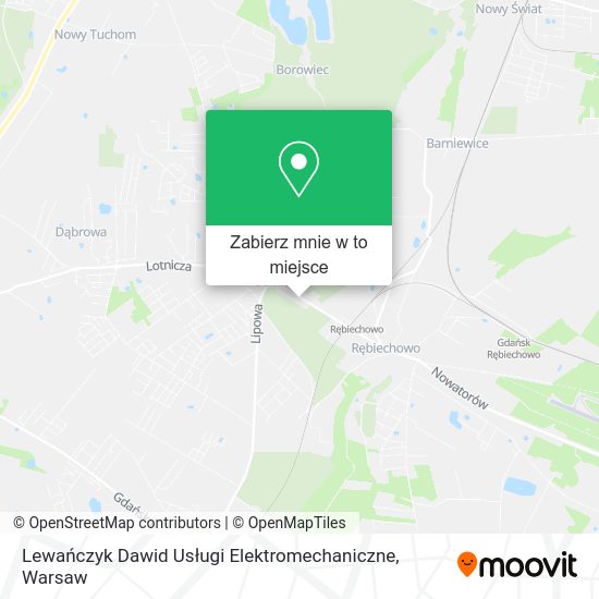 Mapa Lewańczyk Dawid Usługi Elektromechaniczne