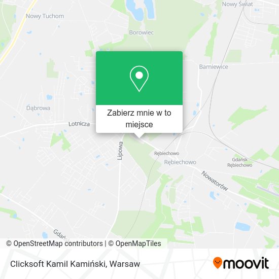 Mapa Clicksoft Kamil Kamiński