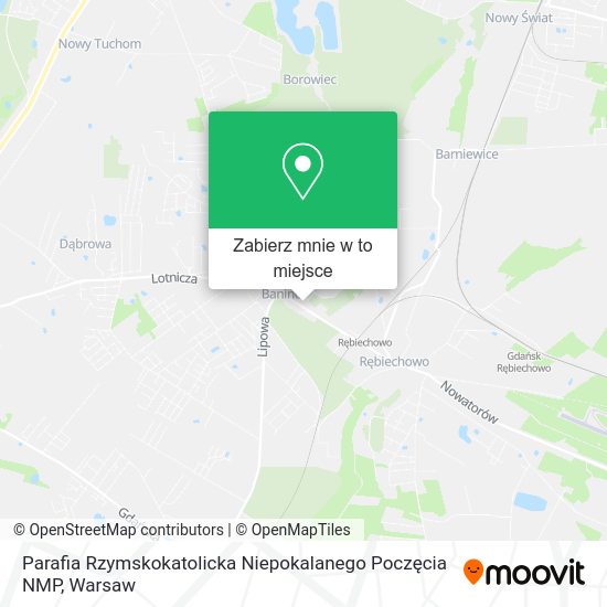 Mapa Parafia Rzymskokatolicka Niepokalanego Poczęcia NMP