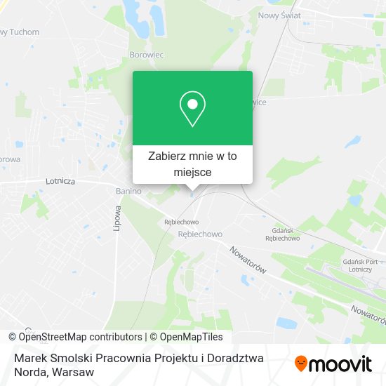 Mapa Marek Smolski Pracownia Projektu i Doradztwa Norda