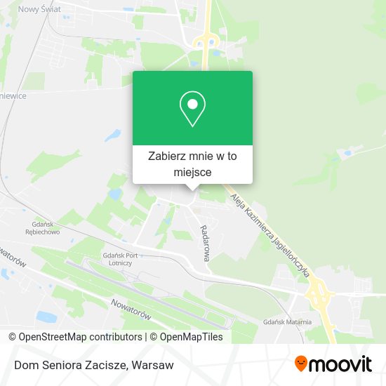 Mapa Dom Seniora Zacisze