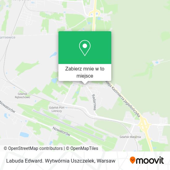 Mapa Labuda Edward. Wytwórnia Uszczelek