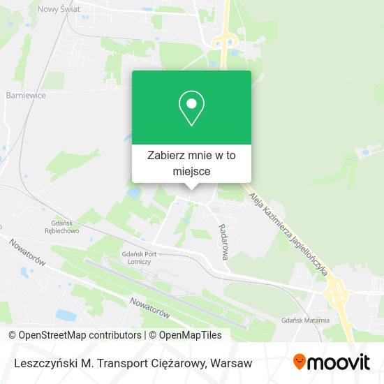 Mapa Leszczyński M. Transport Ciężarowy