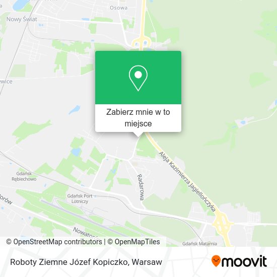 Mapa Roboty Ziemne Józef Kopiczko