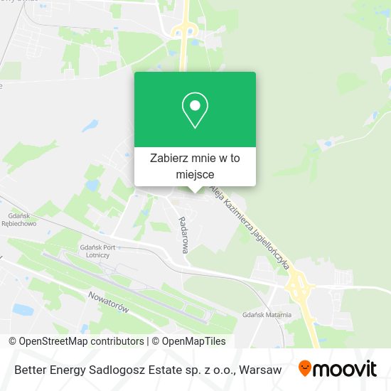 Mapa Better Energy Sadlogosz Estate sp. z o.o.