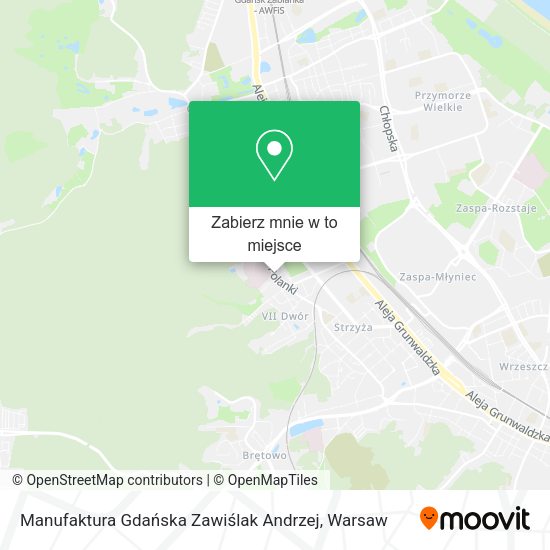 Mapa Manufaktura Gdańska Zawiślak Andrzej