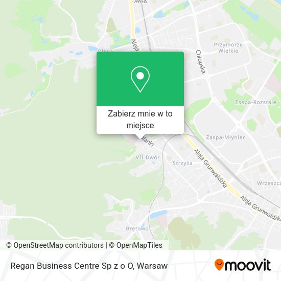 Mapa Regan Business Centre Sp z o O