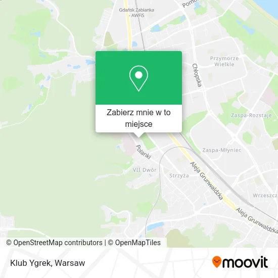 Mapa Klub Ygrek