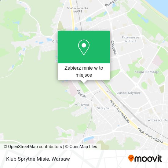 Mapa Klub Sprytne Misie