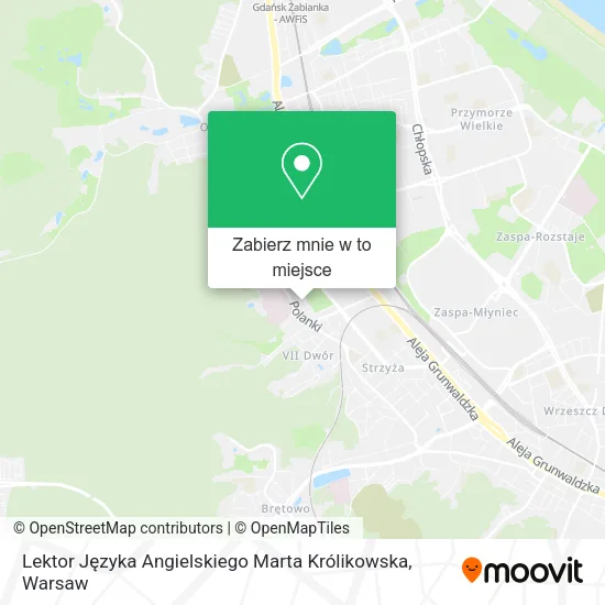 Mapa Lektor Języka Angielskiego Marta Królikowska