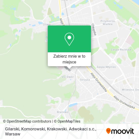 Mapa Gilarski, Komorowski, Krakowski. Adwokaci s.c.