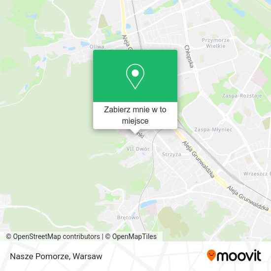 Mapa Nasze Pomorze