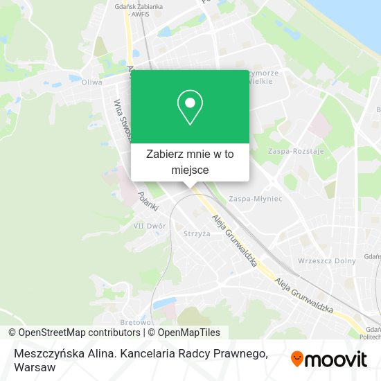 Mapa Meszczyńska Alina. Kancelaria Radcy Prawnego